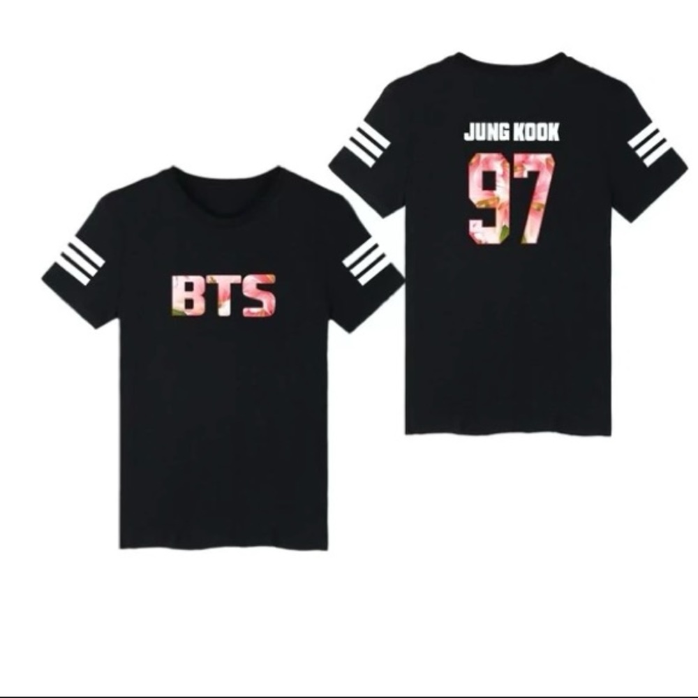 BTS Jungkook Jersey Style Tee